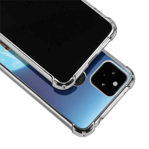 Superman 2025 Superman & Krypto watch the Earth Google Pixel 5a 5G Clear Case